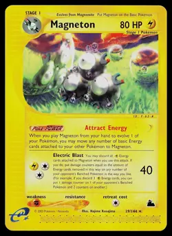 Pokemon Card - Magneton Skyridge 19/144 Rare - Image 1