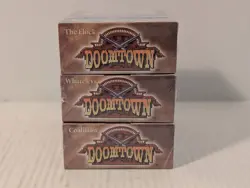 Doomtown CCG LOT of three Reaping of Souls Starter Deck 180 Factory Sealed Cards - Image 3