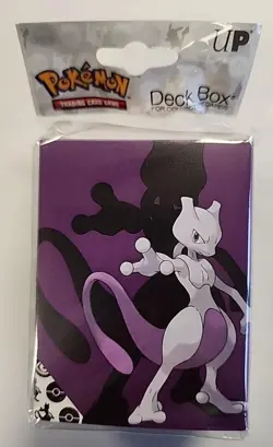 Pokemon MEWTWO - Ultra Pro Deck Box - New Factory Sealed Pokemon Card Supplies - Image 1