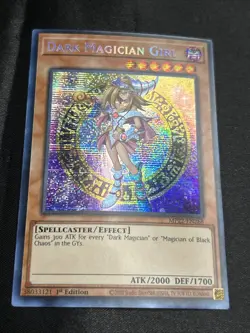 Yugioh Holo Bleed Dark Magician Girl MP22-EN268 Prismatic Secret Rare NM - Image 4