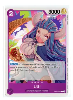 Ulti (Promotion Pack 2023) OP01-093 PR Regular One Piece Promotion Cards NM - Image 1