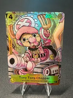PROXY Tony Tony Chopper OP15-107 One Piece TCG Alt Art Textured Collector Card - Image 1