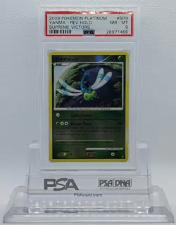 POKEMON SUPREME VICTORS YANMA #SH9 SHINY REVERSE HOLO FOIL CARD PSA 8 NM-MT #* - Image 1