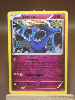 MP Xerneas 81/114 Holo Rare XY - Steam Siege Reverse Holo Pokemon Card - Image 1