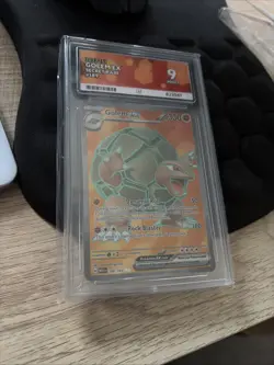 Pokemon TCG Golem EX 189/165 Scarlet Violet 151 Holo Rare Full Art Card Ace 9 M - Image 1