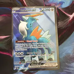 Cobalion ex 103/086 Ultra Rare ME04: Chaos Rising Pokemon Cards - Image 1