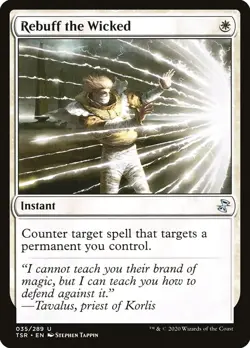 MTG - Rebuff the Wicked - Time Spiral Remastered - X1 - (NM) - #R7653 - Image 1