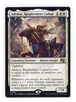 Adeline, Resplendent Cathar (Anime) R 57 Regular Foundations Jumpstart MTG NM - Image 1