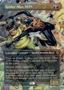 Spider-Man 2099 (FOIL) SPM #205 Marvel's Spider-Man Magic: The Gathering NM - Image 1