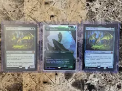 Old Gnawbone Borderless Foil Base Foil X2 Lot AFR Mint+ ALL Foil - Image 1