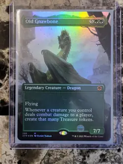 Old Gnawbone Borderless Foil Base Foil X2 Lot AFR Mint+ ALL Foil - Image 2
