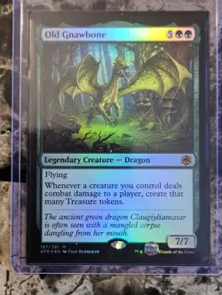 Old Gnawbone Borderless Foil Base Foil X2 Lot AFR Mint+ ALL Foil - Image 3