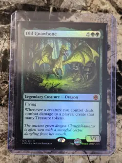 Old Gnawbone Borderless Foil Base Foil X2 Lot AFR Mint+ ALL Foil - Image 4