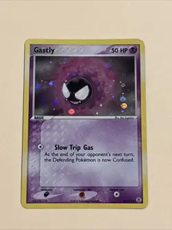 2004 POKEMON EX FIRE RED & LEAF GREEN 63 GASTLY-REVERSE FOIL NM - Image 1