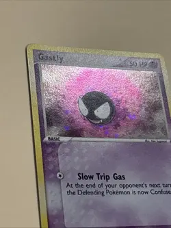 2004 POKEMON EX FIRE RED & LEAF GREEN 63 GASTLY-REVERSE FOIL NM - Image 4