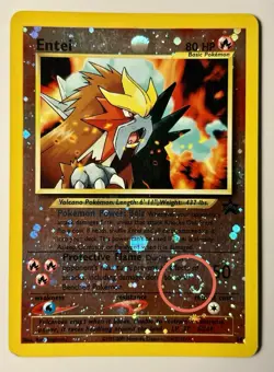 🌀GALAXY SWIRL🌀 Pokemon TCG Entei 34 Wizards Black Star Promos 34 - B52 - Image 1