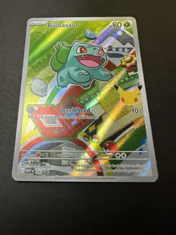 Bulbasaur MEP 037 30th Anniversary Illustration Rare - Pokemon TCG Black Star NM - Image 3
