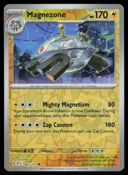 Magnezone 060/191 Uncommon Surging Sparks Pokemon Reverse Holo Near Mint - Image 1