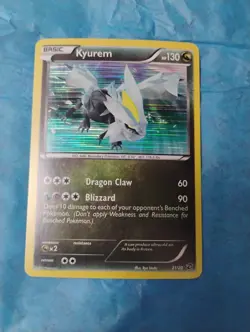 Pokemon TCG Kyurem Dragon Vault 21/20 Secret Rare Holo Card - Image 1
