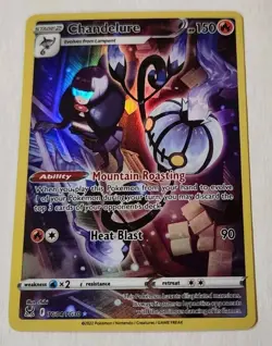 Chandelure ⭐ TG04/TG30 Holo Lost Origin Trainer Gallery Pokemon LP - Image 1