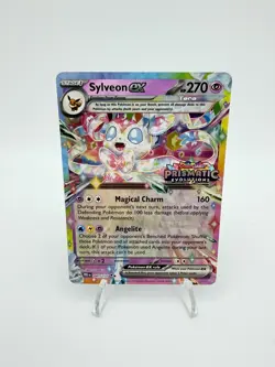 Pokemon Sylveon EX 041/131 Prismatic Evolutions Stamp Promo - Image 1