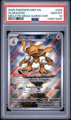 Pokemon Promo Alakazam 009 PSA 10 - Image 1
