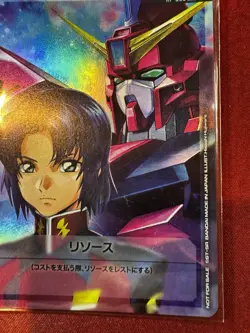 Gundam Card Game RP-008 Promo Resource Card - Asran Zala & Infinite Justice - No - Image 5
