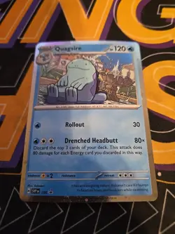 Quagsire Pokemon Scarlet & Violet SVP 156 Cosmos Holo Black Star Promo NM - Image 1