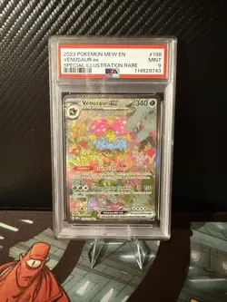 VENUSAUR EX PSA 9 2023 POKEMON MEW EN-151 SPECIAL ILLUSTRATION RARE #198 - Image 1