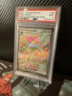VENUSAUR EX PSA 9 2023 POKEMON MEW EN-151 SPECIAL ILLUSTRATION RARE #198 - Image 2