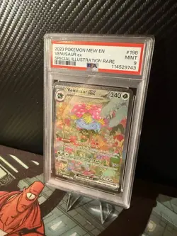 VENUSAUR EX PSA 9 2023 POKEMON MEW EN-151 SPECIAL ILLUSTRATION RARE #198 - Image 3