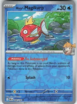 Misty's Magikarp 048/182 Common Destined Rivals Pokemon Reverse Holo Near Mint - Image 1