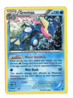 Greninja 41/146 (Cosmos Holo) Promo Holo Blister Exclusives Pokemon HP Damaged - Image 1