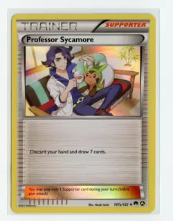 Professor Sycamore (Holofoil) 107a/122 Promo Holo Alternate Art Promo Pokemon NM - Image 1