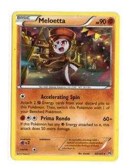 Meloetta 85/162 Holo Rare Holo XY - BREAKthrough Pokemon HP Damaged - Image 1