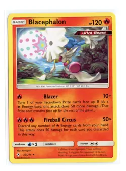 Blacephalon 32/214 Rare Normal SM - Unbroken Bonds Pokemon NM - Image 1