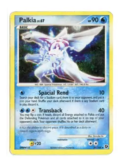 Palkia 26/106 Cosmos Holo Holo Rare Deck Exclusives Pokemon HP Damaged - Image 1