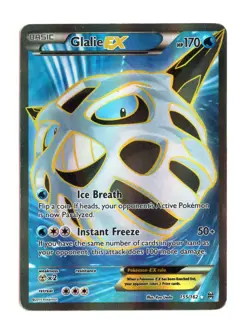 Glalie EX (Full Art) 155/162 Ultra Rare Holo XY - BREAKthrough Pokemon HP - Image 1