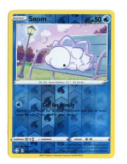 Snom 029/072 Common Reverse Holo Shining Fates Pokemon NM - Image 1