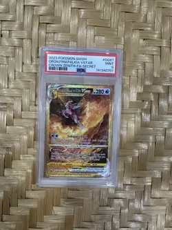 Pokemon TCG 2023 Crown Zenith Origin Forme Palkia VSTAR GG67/GG70 PSA 9 - Image 1