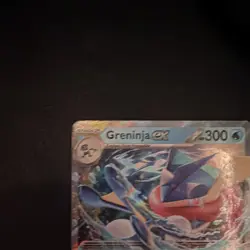 Pokemon Greninja ex 300 HP 054 SV Scarlet & Violet Promo Holo English 2023 DMG - Image 2