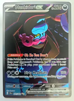 Pokemon TCG Munkidori EX 2024 Shrouded Fable Near Mint Card 091/064 SIR - Image 1
