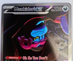 Pokemon TCG Munkidori EX 2024 Shrouded Fable Near Mint Card 091/064 SIR - Image 2