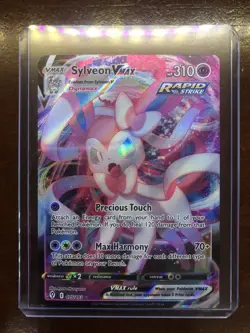 Pokemon TCG Sylveon VMAX Evolving Skies 075/203 Holo Ultra Rare - Image 1