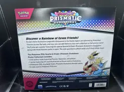Pokemon TCG Prismatic Evolutions Poster Collection Box Factory Sealed - Image 2