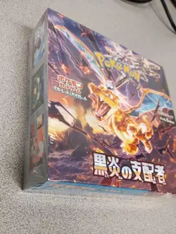 Japanese SV3 Booster Box Pokemon TCG Ruler of the Black Flame Sealed - Image 2