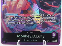 Monkey.D.Luffy OP05-060 Leader ST18 Starter Deck 2024 One Piece Card Game TCG NM - Image 2