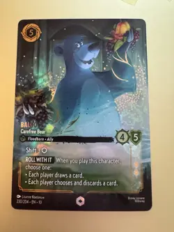 Baloo Carefree Bear 230/204 Enchanted Whispers in the Well NM Disney Lorcana - Image 1