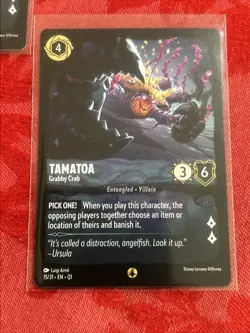 2x Disney Lorcana - Illumineer's Quest: Deep Trouble - Tamatoa - 15/31 x2 - Image 3