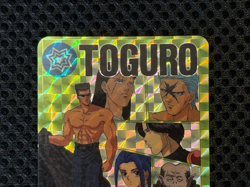Yu Yu Hakusho Trading card Toguro 1994 No.128 Prism Holo Bandai TCG Japan - Image 3